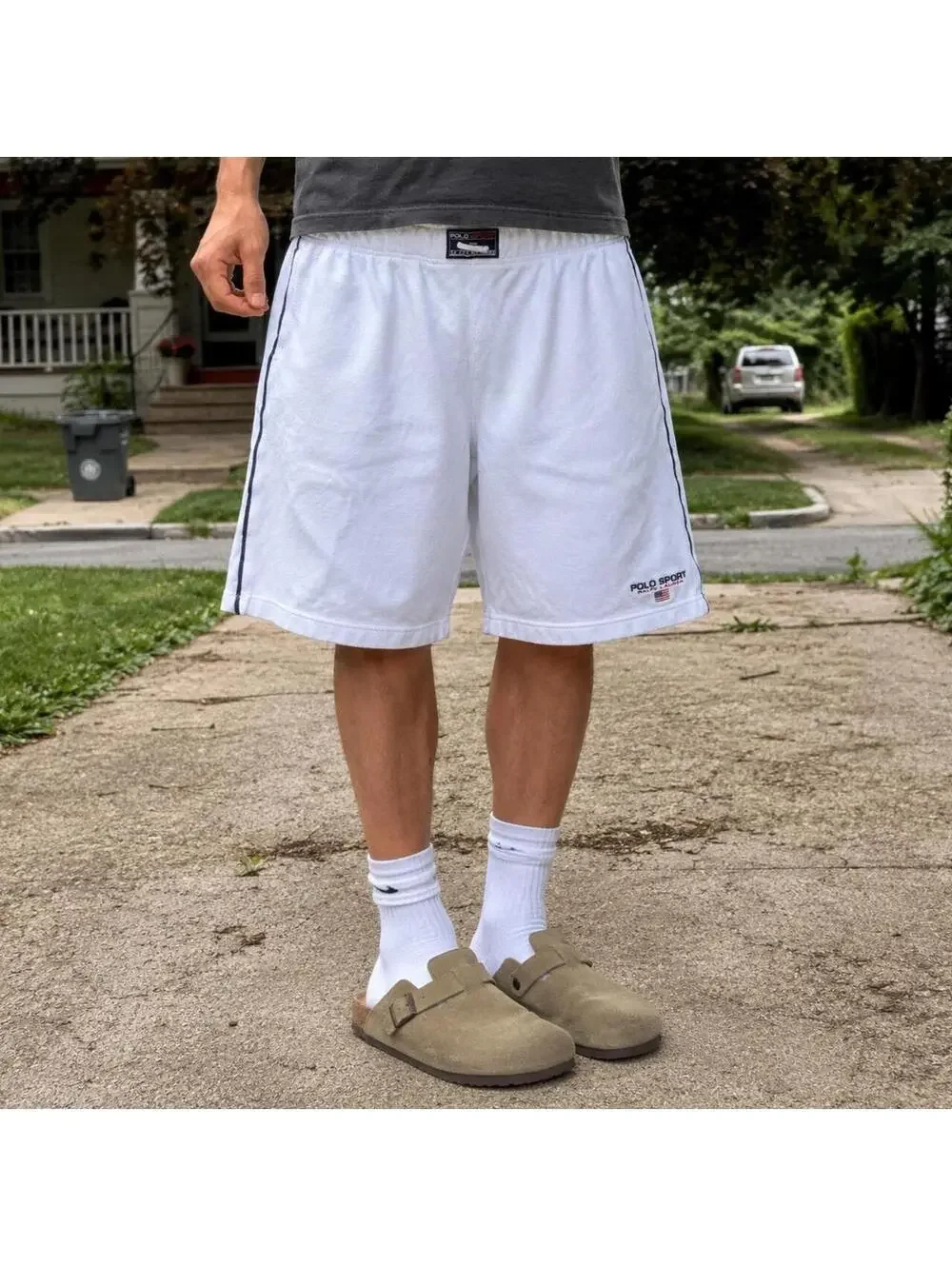 Fire super clean Vintage Polo Ralph Lauren polo sport baggy Y2K sweat shorts.